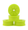JConcepts RC10 Pioneer 2.2 Bearing Front Wheels (Yellow) (4) JCO3463Y