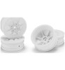 JConcepts Pioneer - B74/Xb4/L1r/22x-4, 2.2 4wd Front Wheel, White - 4pc JCO3470W