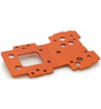 HPI Bulkhead Lower Plate 2.5mm Flux/Orange HPI160143
