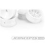 JConcepts Mono RC10 RC10B2 RC10B3 2.2 front wheel White 4 JCO3403W