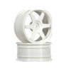 HPI Te37 Wheels 26mm White 3mm Offsett 12mm hex - pair HPI3840