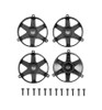 Associated DC10 FT Adjustable Wheel Face Plates black ASC72246