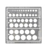 Tamiya Modeling Template Round 1-12.5mm TAM74150