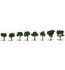 Woodland Scenics Pre-Assembled Tree Medium Green .75-1.25 8 WOOTR1501
