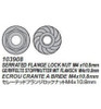 HPI Serrated Flange Nut M4x10.8mm Blitz (4) HPI103908