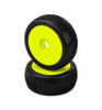 JConcepts Dirt Bite - green compound pre-mounted on 3357Y wheels JCO4073-22