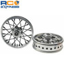 Hot Racing Losi Promoto MX 24 Wire Black Spoke Silver Wheel Set LPC524B08
