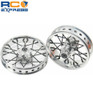Hot Racing Losi Promoto MX 24 Wire Black Spoke Silver Wheel Set LPC524B08