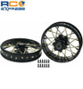 Hot Racing Losi Promoto MX 24 Wire Gold Spoke Black Wheel Set LPC524G01