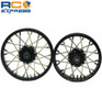 Hot Racing Losi Promoto MX 24 Wire Gold Spoke Black Wheel Set LPC524G01
