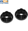 Vanquish Slw Hex Hub Set (Black) (2) (350) VPS07112