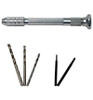 Racers Edge Pin Vise Miniature Drill Set with 5 Bits RCE7061