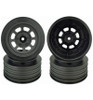 DE Racing Speedway Wheels for TRA Slash Rear /21.5mm BKSP/BLACK/ (4) DER-DS4-RB