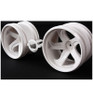 Tamiya RC GF-01 White 5-Spoke Wheels TAM54676