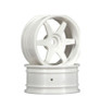 HPI Te37 26mm White 6mm Offset Wheels/26mm Tires (2) HPI3845