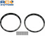 Hot Racing Losi Protomoto MX Aluminum Front Wheel Reinforcement Rings LPC510XF01