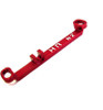 Hot Racing Aluminum Steering Link Short +2 Deg (Red) - Kyosho Mr-03 KMT49SP2