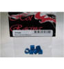 Hot Racing Blue Aluminum Fuel Line Retainers (6) OF0206