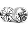 HPI Lp29 Wheels Atg Rs8 chrome 12mm hex - pair HPI33462
