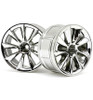 HPI Lp32 Wheels Atg Rs8 chrome (2) HPI33463