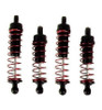Hot Racing Losi Mini T 1/18 Off Road Red Chrome Spring (4) LMT4367