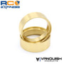 Vanquish 1.9 Brass 1.0 Wheel Clamp Rings Pair  VPS05254