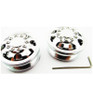 X Spede Silver Aluminum 1/14 Tamiya Tractor Front Wheels TTR113F08