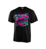 JConcepts Retro T-Shirt (Pink/Teal) (L) JCO5279L