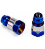 JConcepts RC10b7 Fin Titanium Rear Stand-Off Burnt Blue 10mm for RC10b JCO5160-1