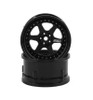 DS Racing Drift Element 6 Spoke Drift Wheels (Triple Black w/Silver R-DSC-DE-206