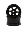 DS Racing Drift Element 6 Spoke Drift Wheels (Triple Black w/Gold Riv-DSC-DE-207