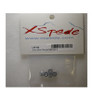 X Spede 3mm Silver Flanged Lock Nut (5) LNF308