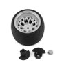 SIDEWAYS RC Radio Grip Wheel V5 (White Chrome) SDWRADIOGRIPV5