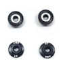 Kyosho M4 Large 11mm Flange, Black 4pcs KYOAMR030BK
