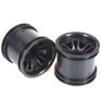 HPI 1:10 Split 5 Truck Wheels Black (2) HPI3051