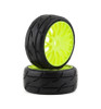 GRP Tires Gt - To3 Revo Belted Pre-Mounted 1/8 Buggy Tires (Yellow) GRPGTY03-XB2