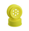 DE Racing Gambler Front Wheels with 12mm Hex / TLR Offset / Yellow DER-GSF-LY