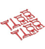 Yeah Racing 1:10 Aluminum Universal On Road Setup Station (Red) YEA-YT-0140RD