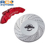 X Spede Kyosho Fazer FZD2 Aluminum Brake Disc Red Caliper FZT10P02