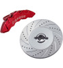 X Spede Kyosho Fazer FZD2 Aluminum Brake Disc Red Caliper FZT10P02