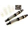Hot Racing Aluminum 126mm Double Spring Shock Set (Black) TD120DR01