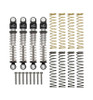 Hot Racing Axial SCX24 Aluminum Threaded Long Travel Shocks SXTF428LT