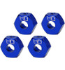 Hot Racing Traxxas EHD 4x4 Aluminum Blue 12mm Hex for 6MM Axle TEF1006