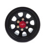 Hot Racing Black Steel 2.2 Beadlock 6-Lug Wagon Wheels 12mm Hex (4) BLW22S01