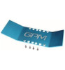 GPM Racing T-Maxx Blue Aluminum Extended Center Skid Plate TMX1014X