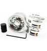 X Spede Silver Aluminum 1/14 Tamiya Tractor Rear Wheels TTR113R08
