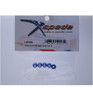 X Spede 3mm Blue Flanged Lock Nut (5) LNF306