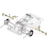 X Spede Kyosho Fazer FZD2 Aluminum Front Upper Arm (2) FZT5402