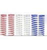 Hot Racing Traxxas Slash/Stampede 4x4 Linear Rate Rear Spring Set SLF63MR268