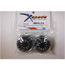 X Spede Black Aluminum 1/14 Tamiya Tractor Front Wheel TTR114F01